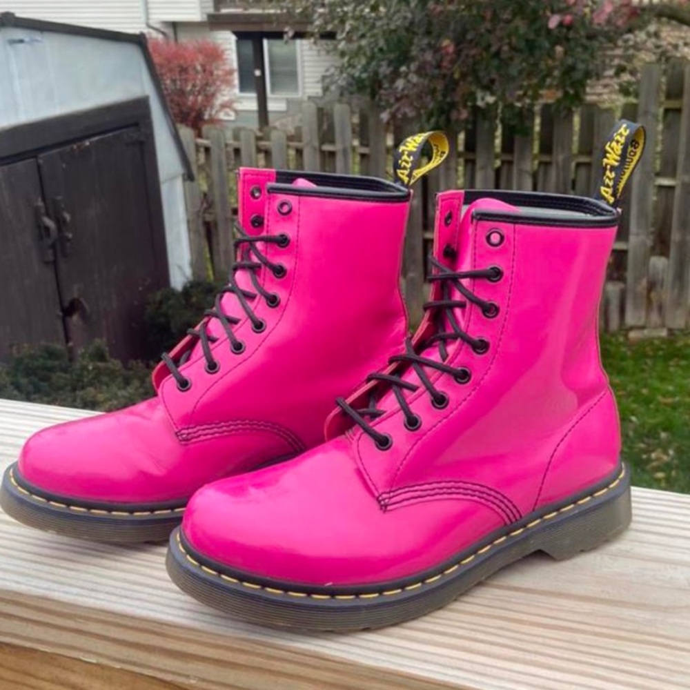 Hot pink 1460 Doc Martens
